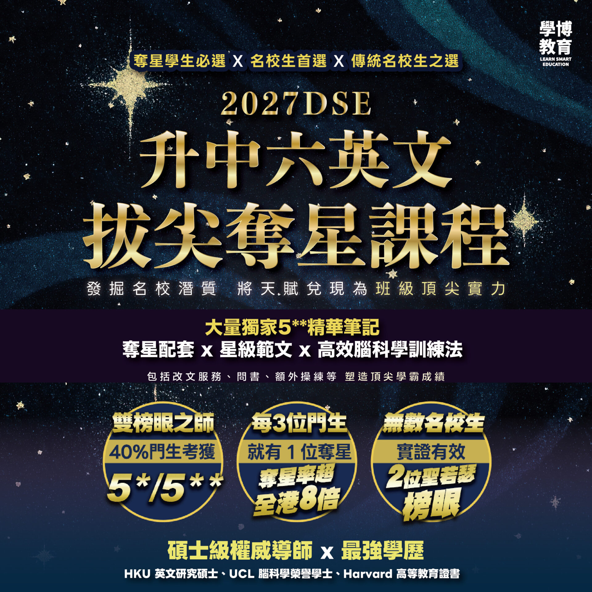 中六DSE Clara英文Elite課程 課程海報
